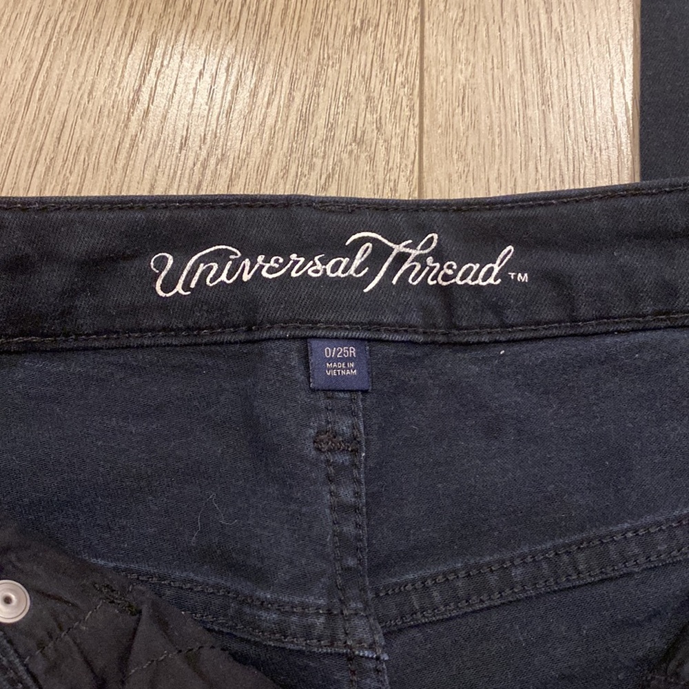 Universal Thread Highest Rise Skinny Black Jeans womens high rise - Picture 4 of 7